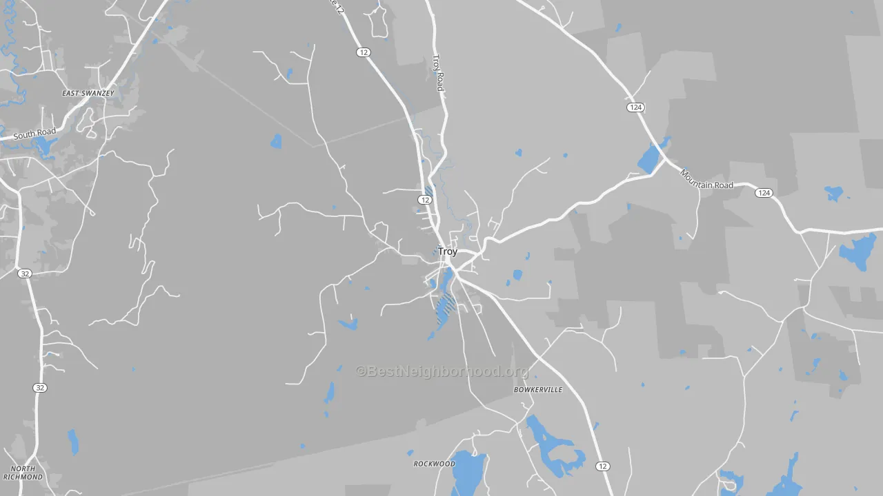 Transit Grade map of 03465, NH