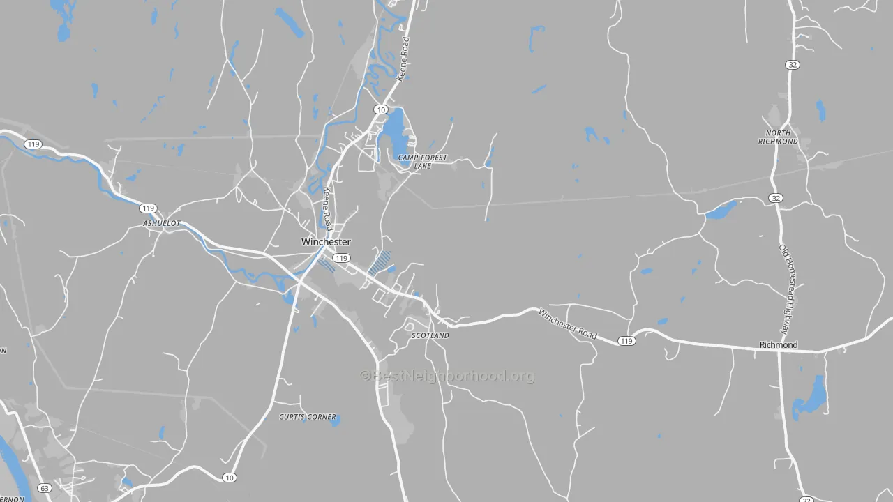 Transit Grade map of 03470, NH