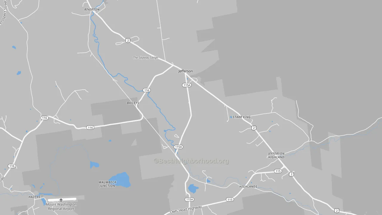 Transit Grade map of 03583, NH