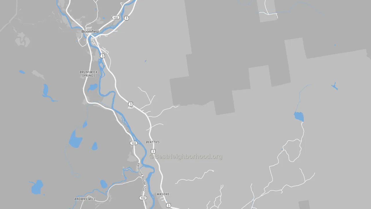 Transit Grade map of 03590, NH