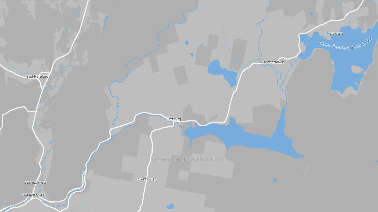 Transit Grade map of 03592, NH