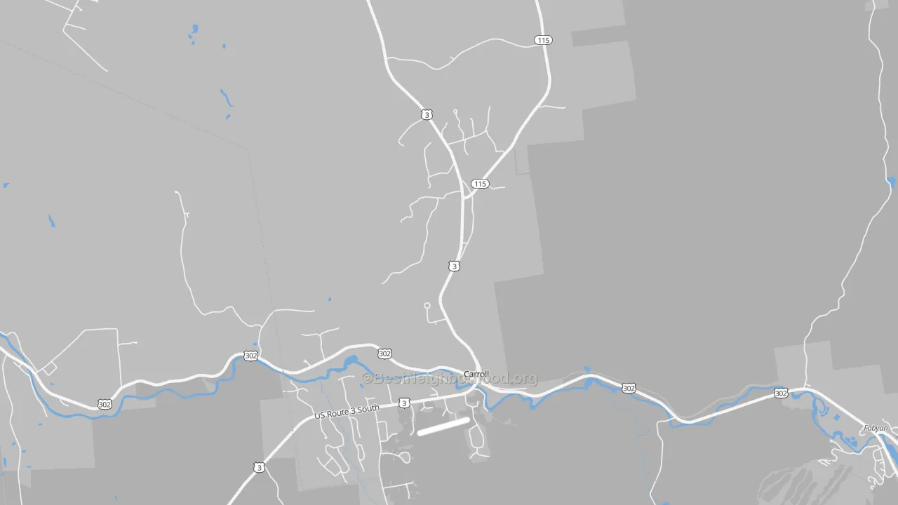 Transit Grade map of 03595, NH