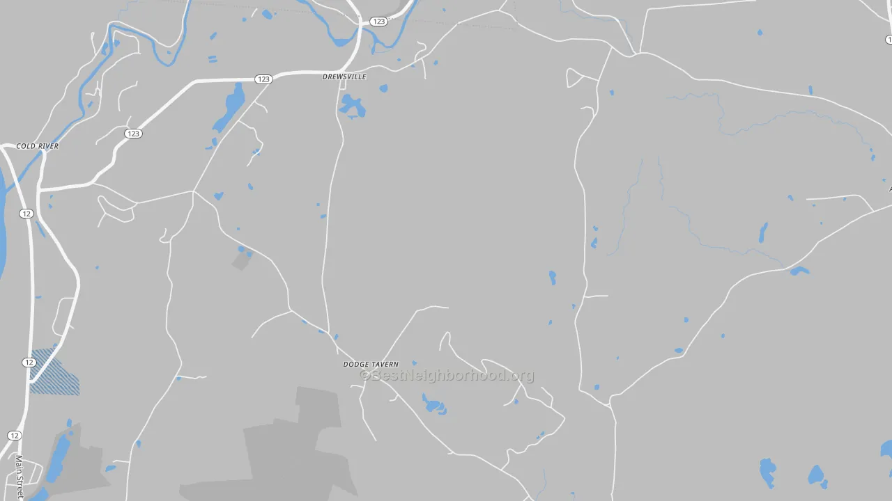 Transit Grade map of 03604, NH