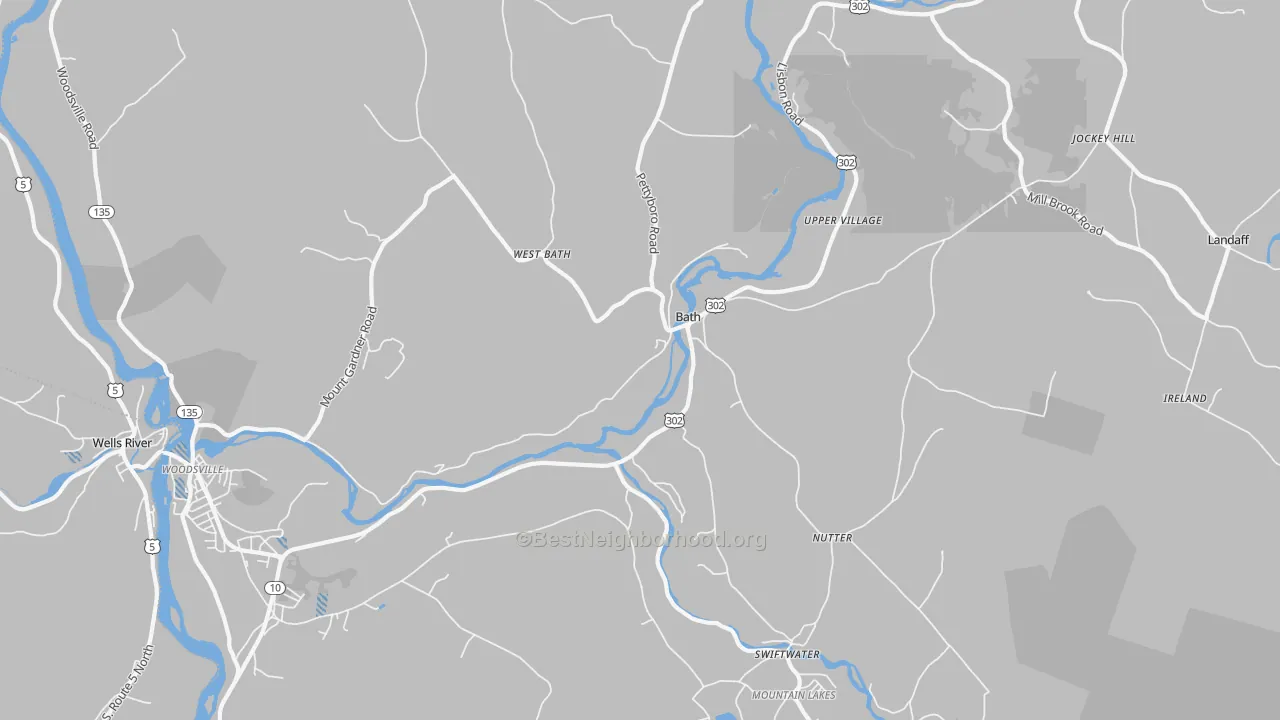 Transit Grade map of 03740, NH