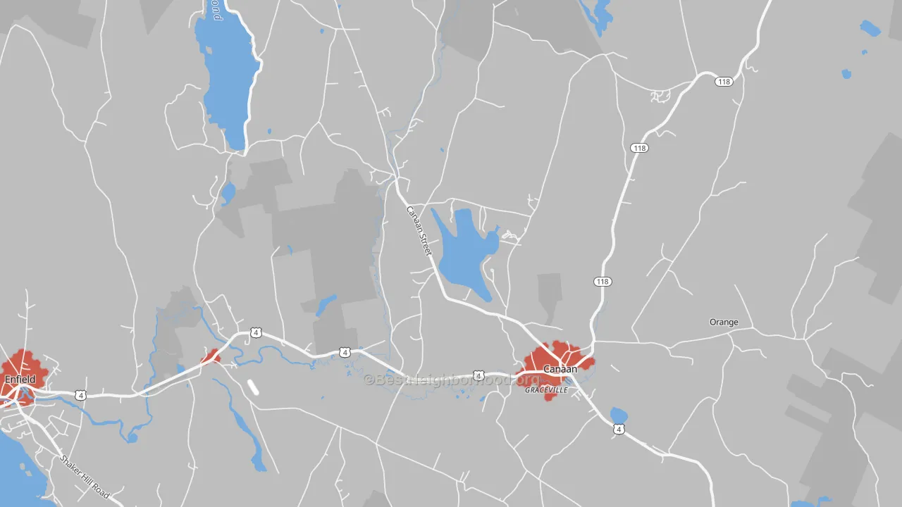 Transit Grade map of 03741, NH