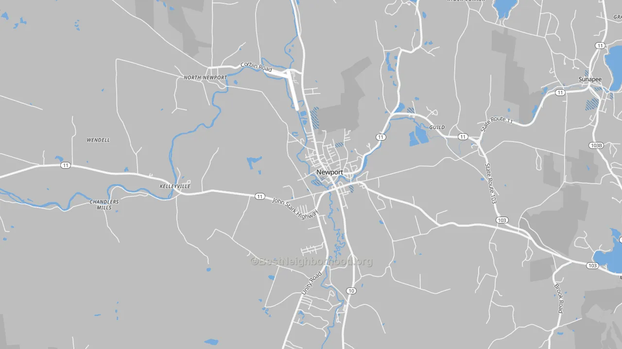 Transit Grade map of 03773, NH