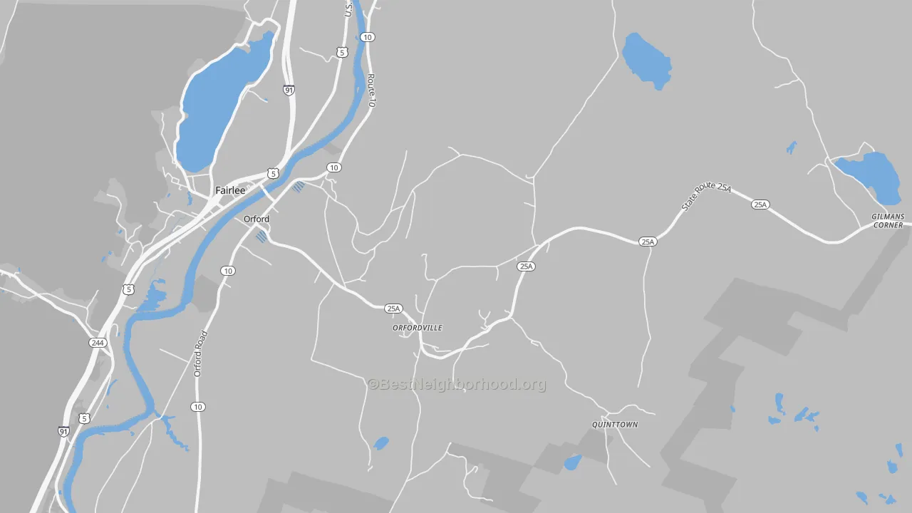 Transit Grade map of 03777, NH