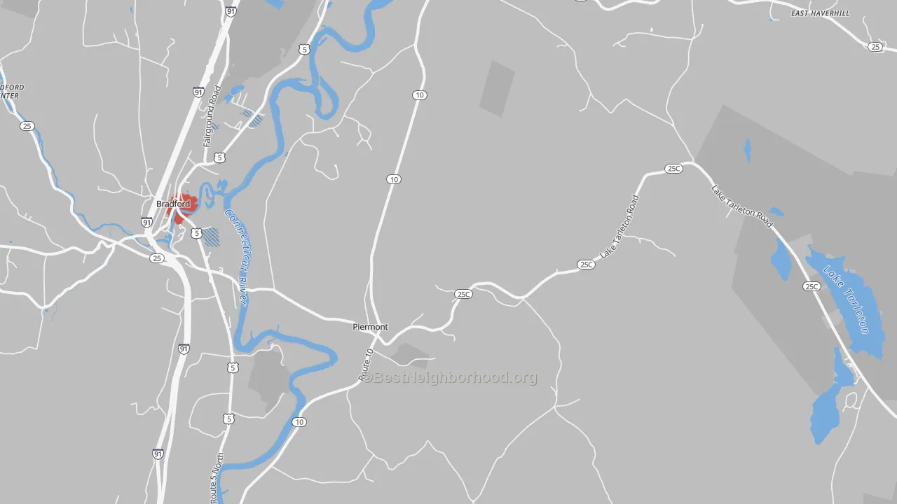 Transit Grade map of 03779, NH