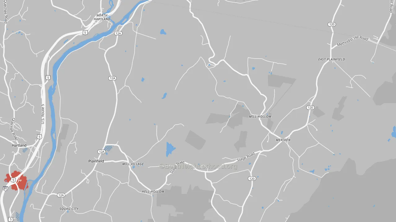 Transit Grade map of 03781, NH