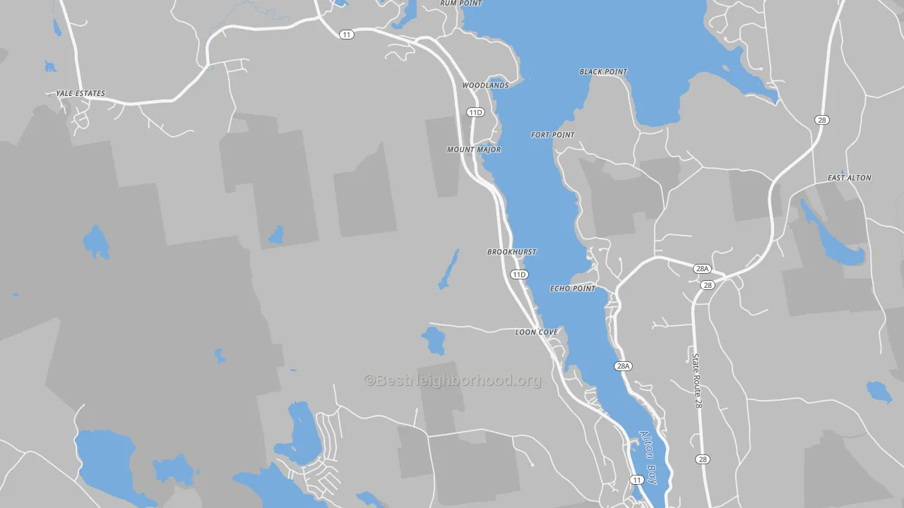 Transit Grade map of 03810, NH