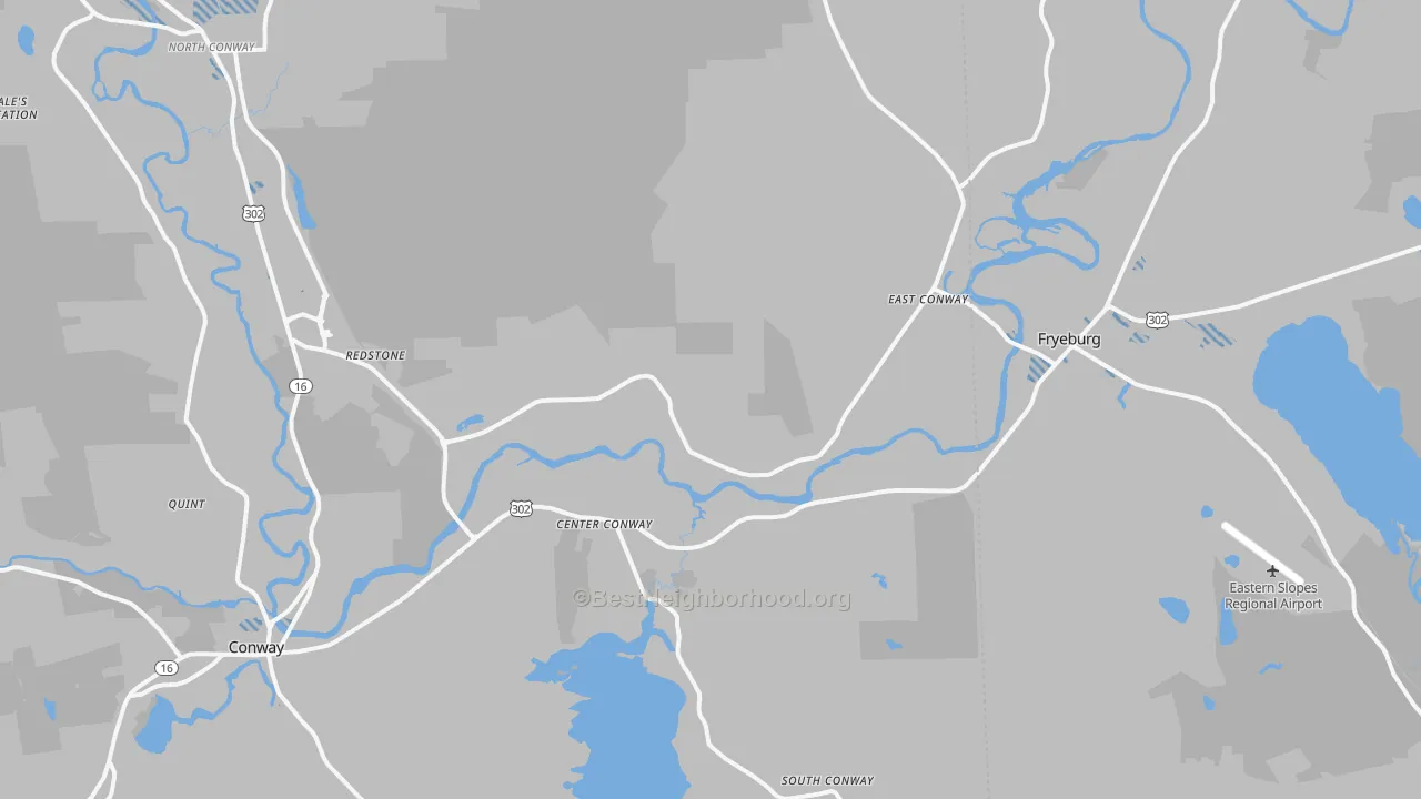 Transit Grade map of 03813, NH
