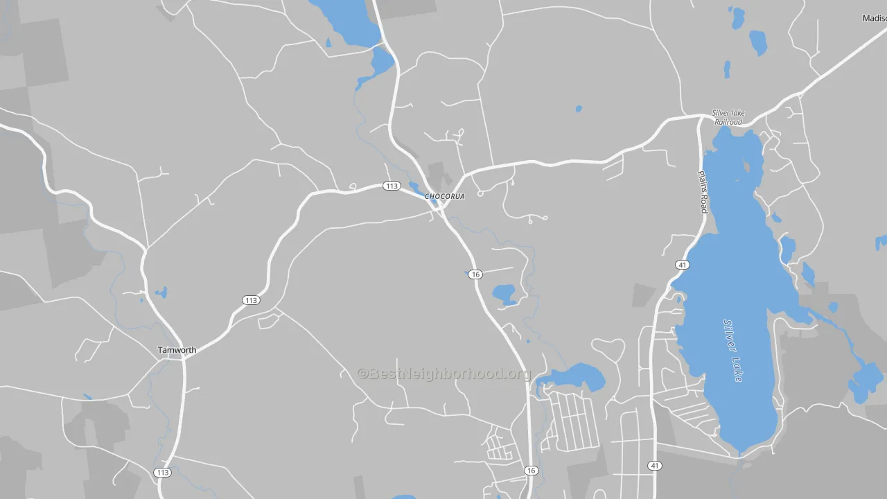 Transit Grade map of 03817, NH