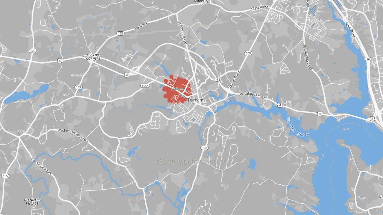 Transit Grade map of 03824, NH