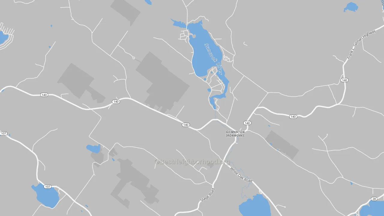 Transit Grade map of 03837, NH