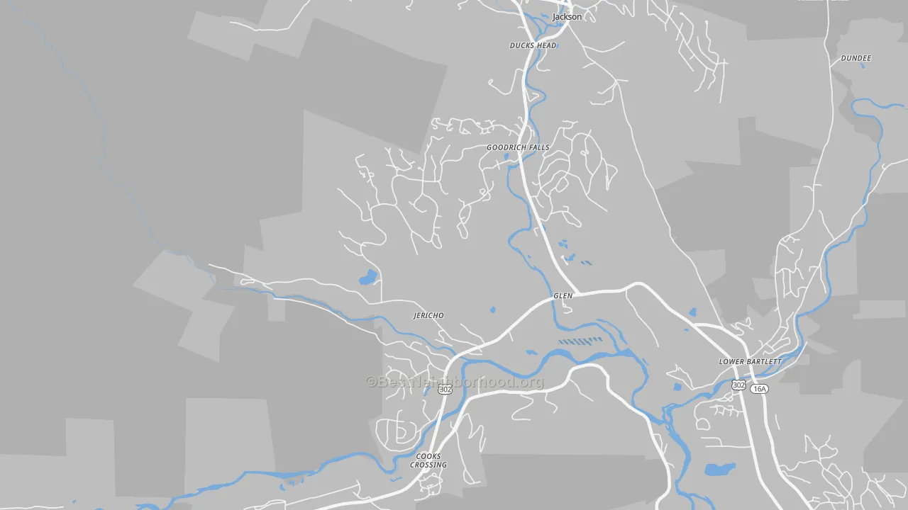 Transit Grade map of 03838, NH
