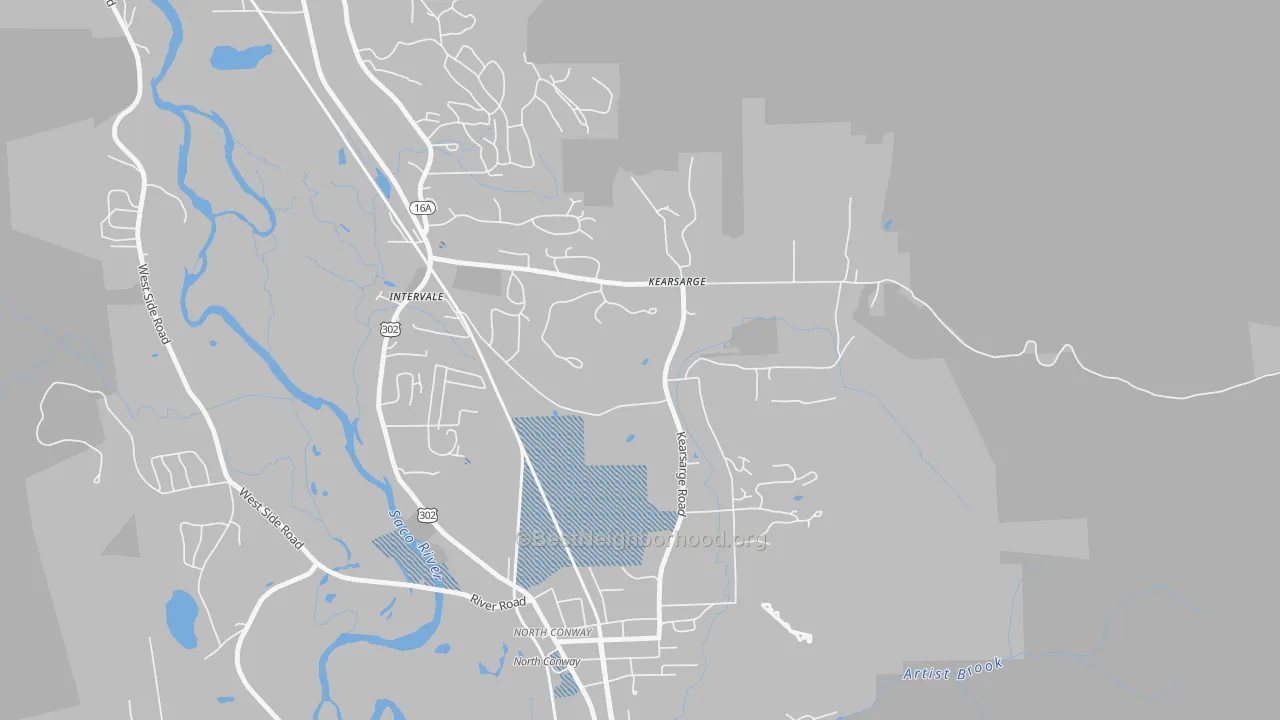 Transit Grade map of 03847, NH