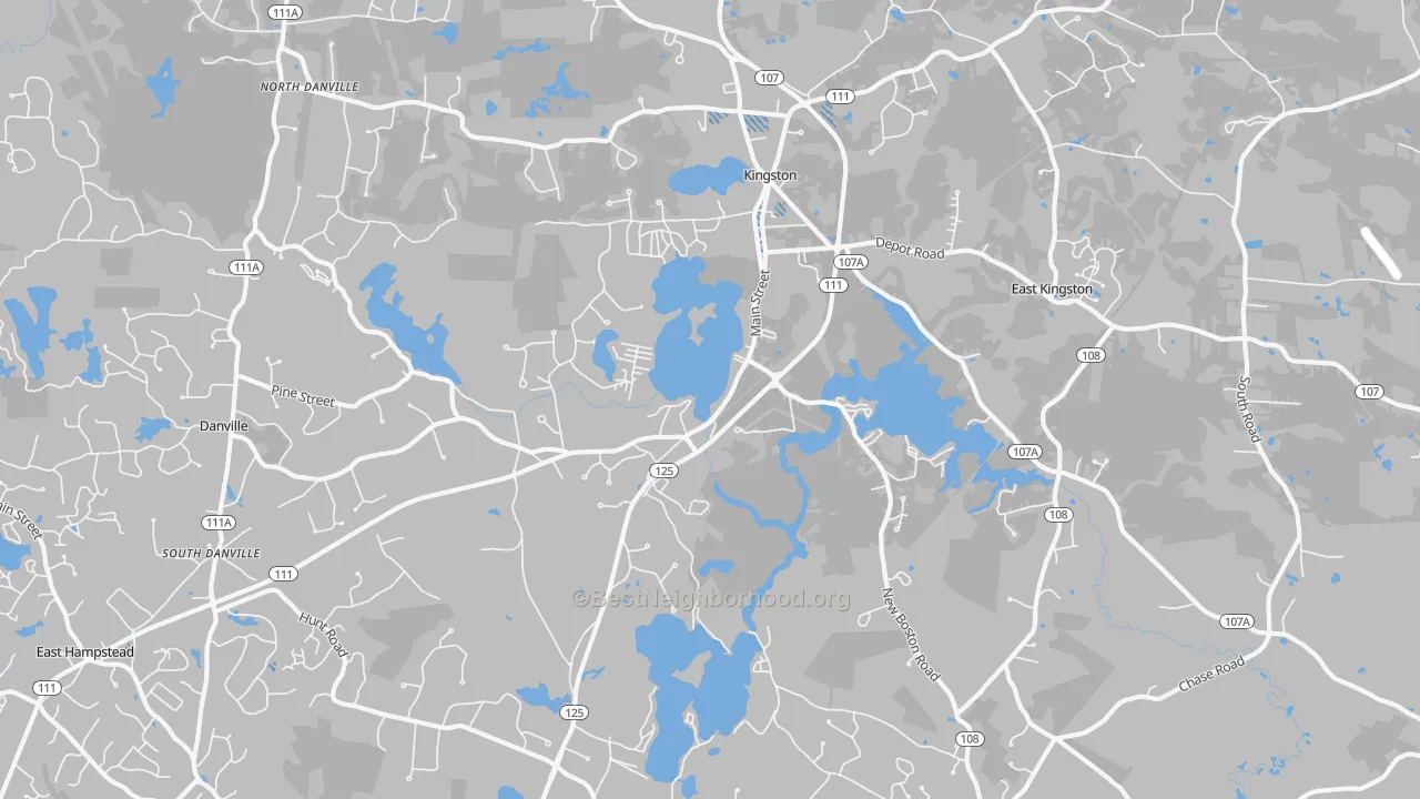 Transit Grade map of 03848, NH