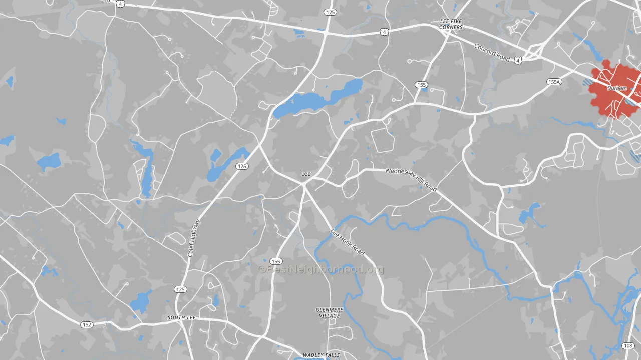 Transit Grade map of 03861, NH