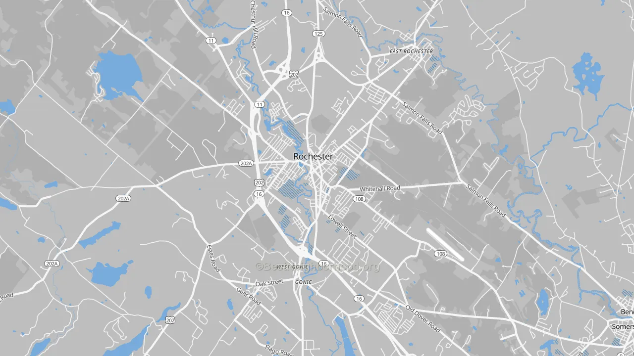 Transit Grade map of 03867, NH