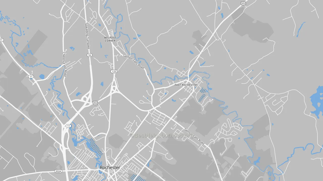 Transit Grade map of 03868, NH