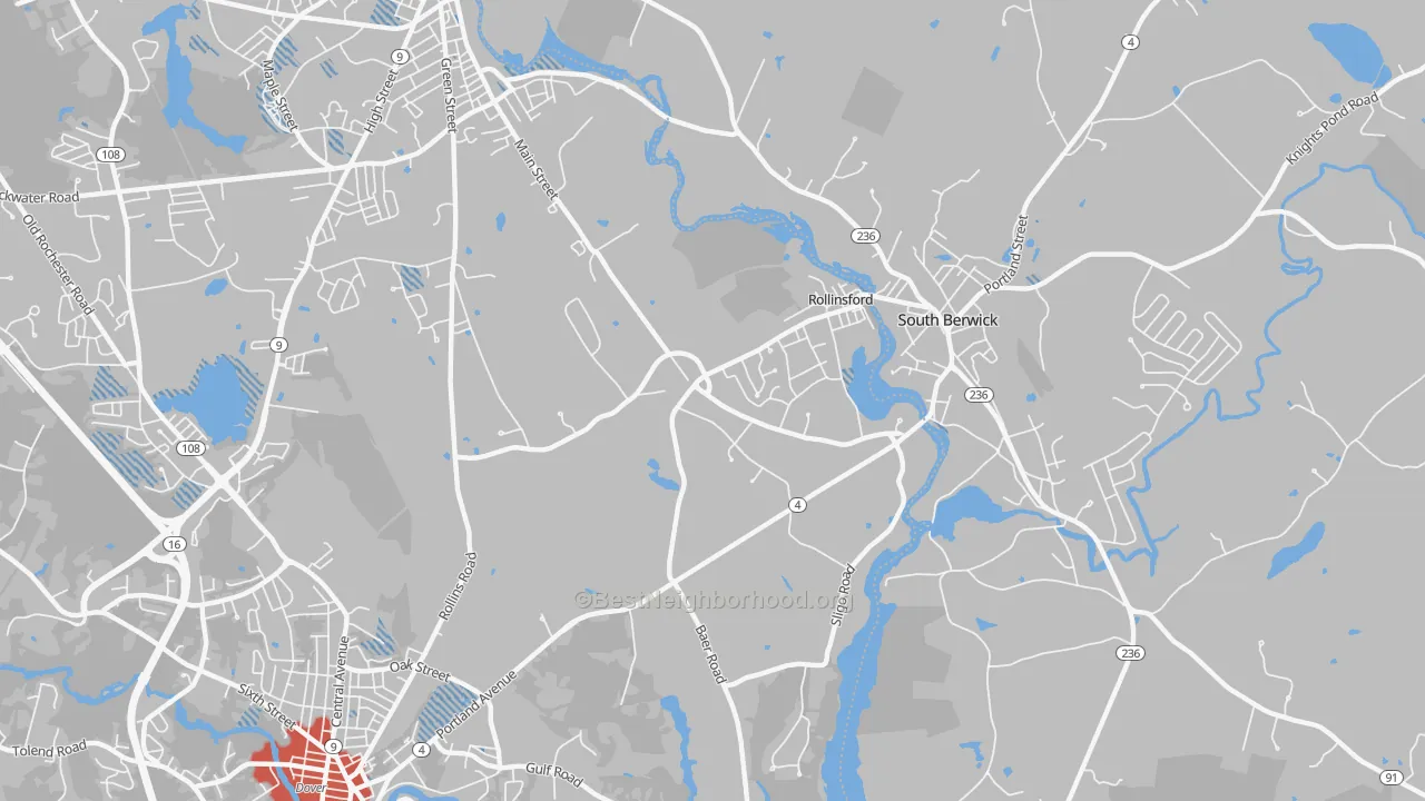 Transit Grade map of 03869, NH