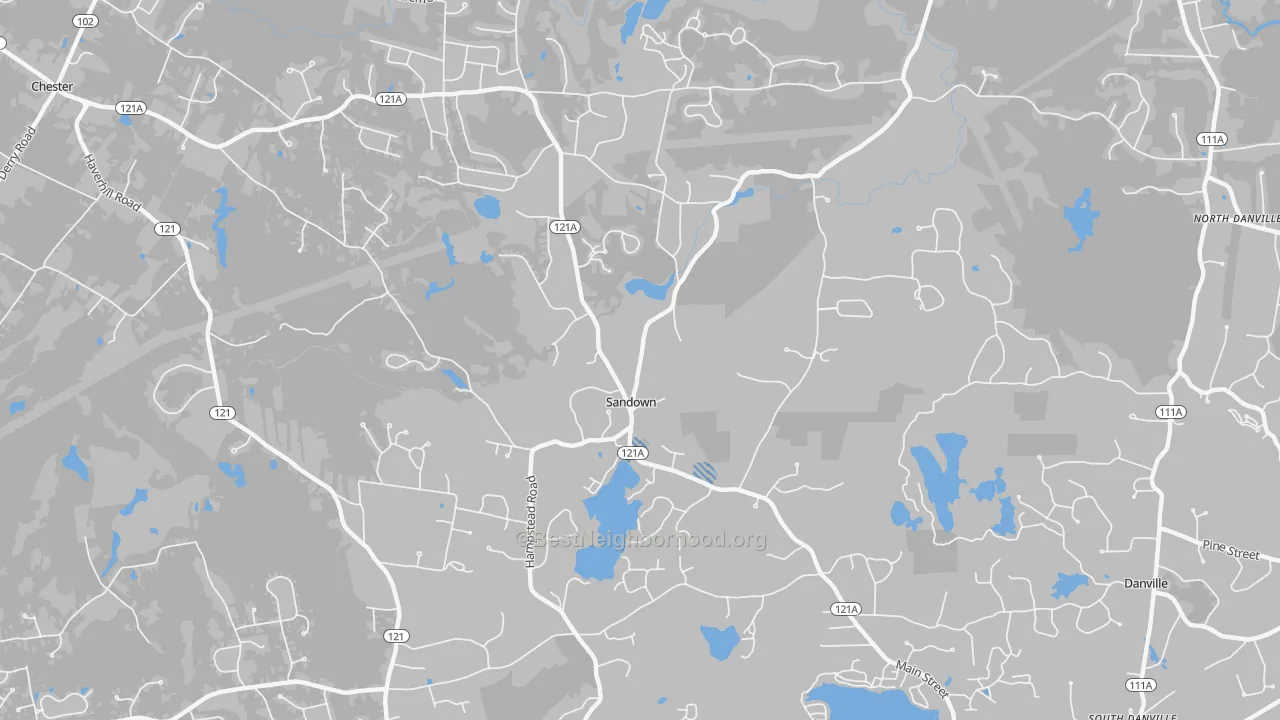 Transit Grade map of 03873, NH