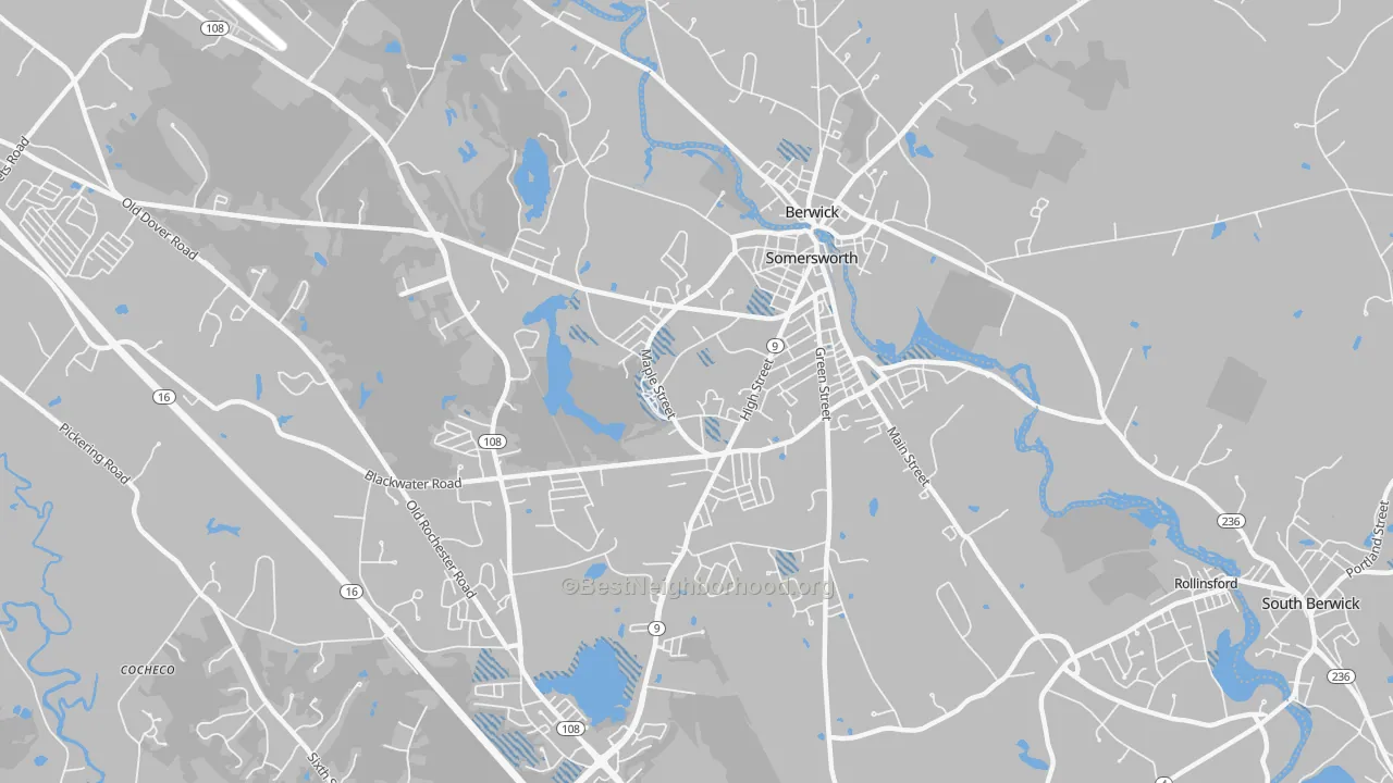 Transit Grade map of 03878, NH