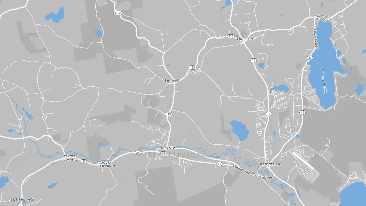 Transit Grade map of 03886, NH