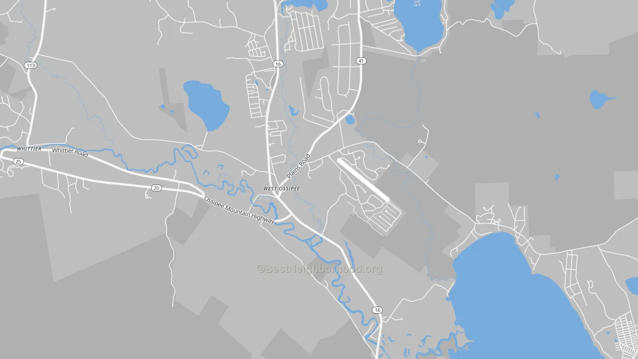 Transit Grade map of 03890, NH
