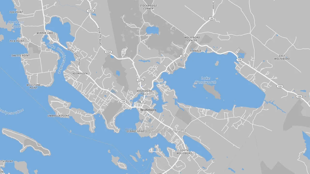 Transit Grade map of 03894, NH