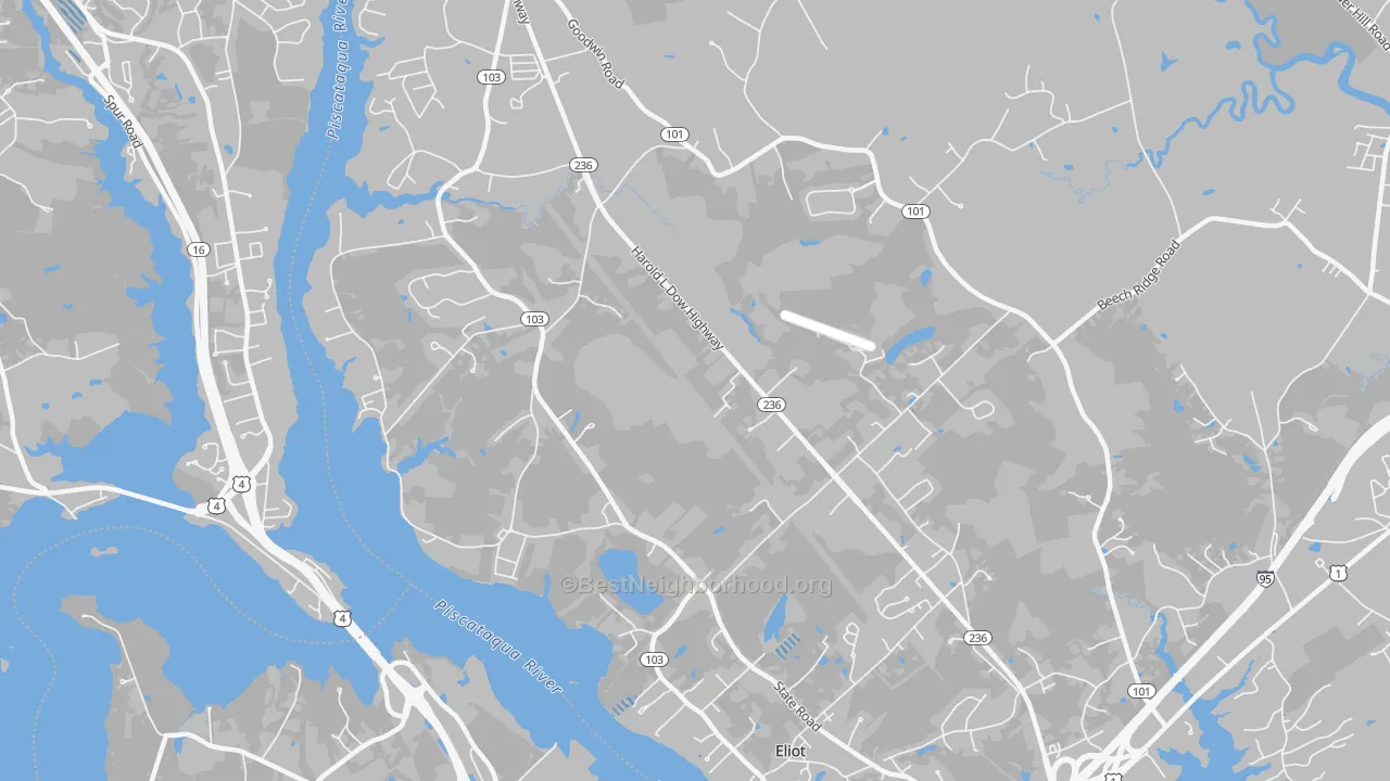 Transit Grade map of 03903, ME
