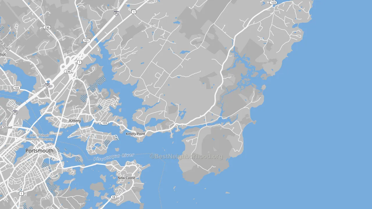 Transit Grade map of 03905, ME