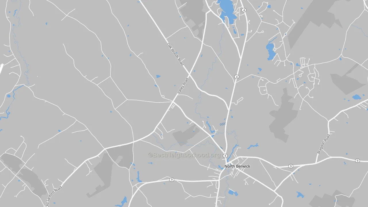 Transit Grade map of 03906, ME