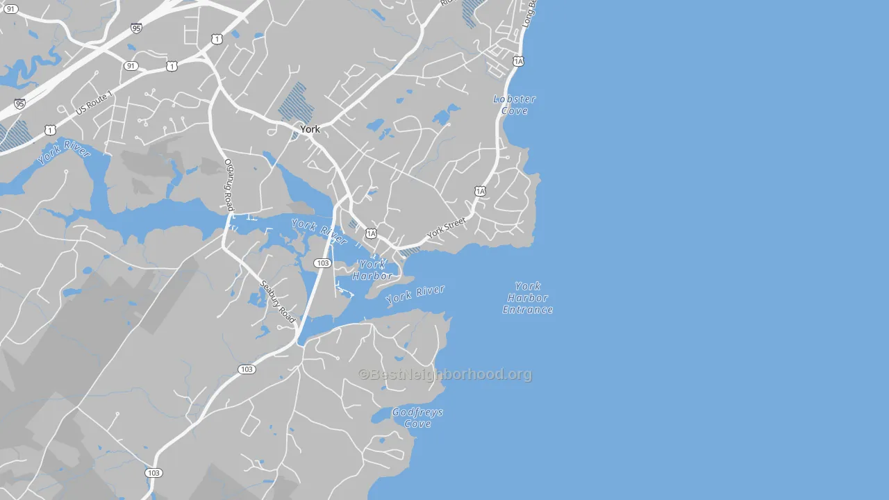 Transit Grade map of 03911, ME