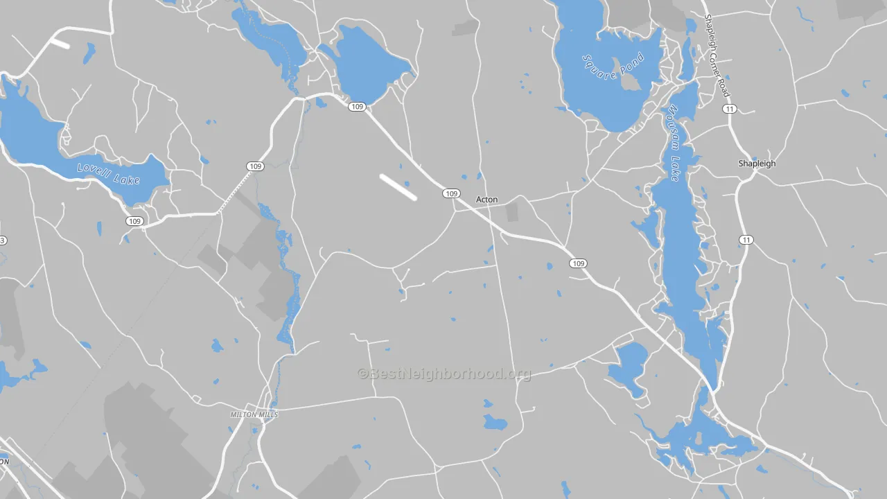 Transit Grade map of 04001, ME