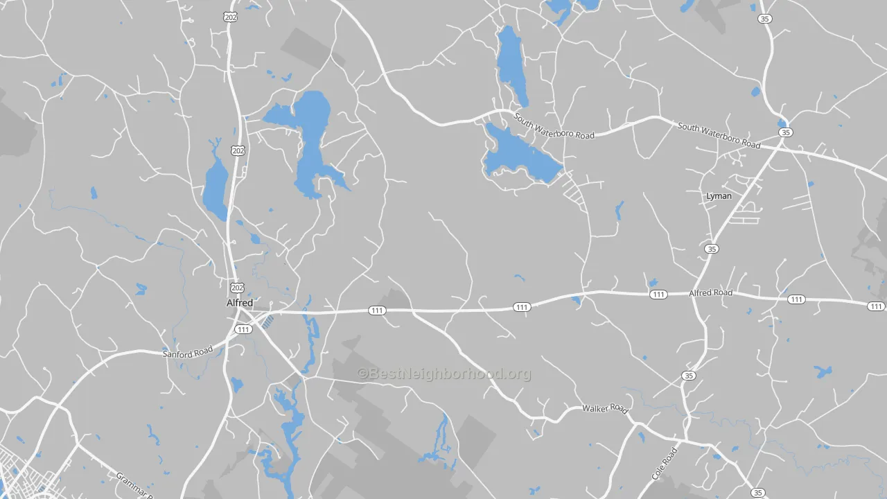 Transit Grade map of 04002, ME