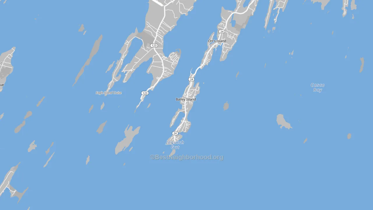 Transit Grade map of 04003, ME