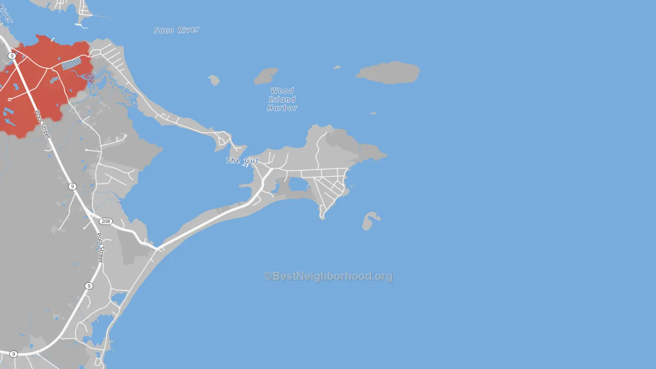 Transit Grade map of 04006, ME