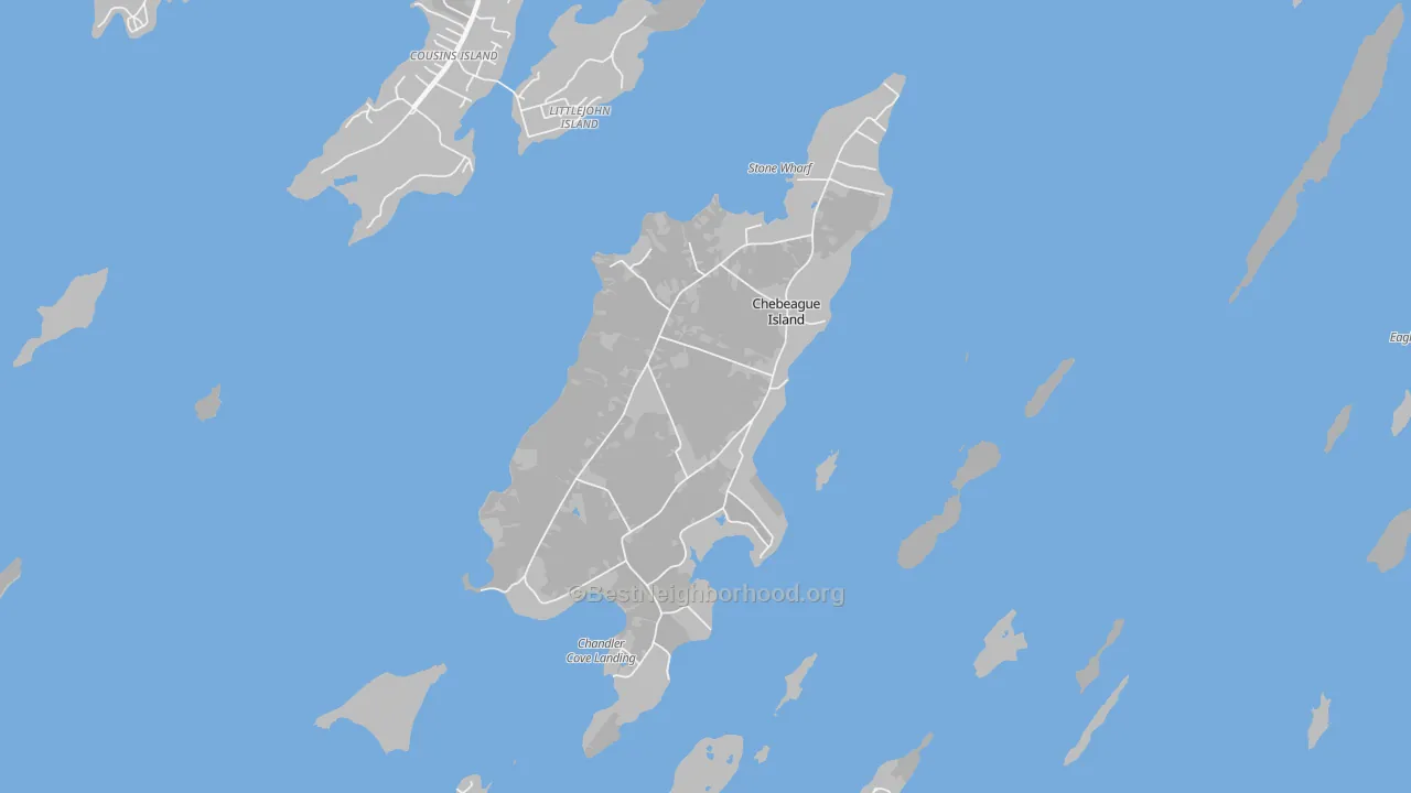 Transit Grade map of 04017, ME