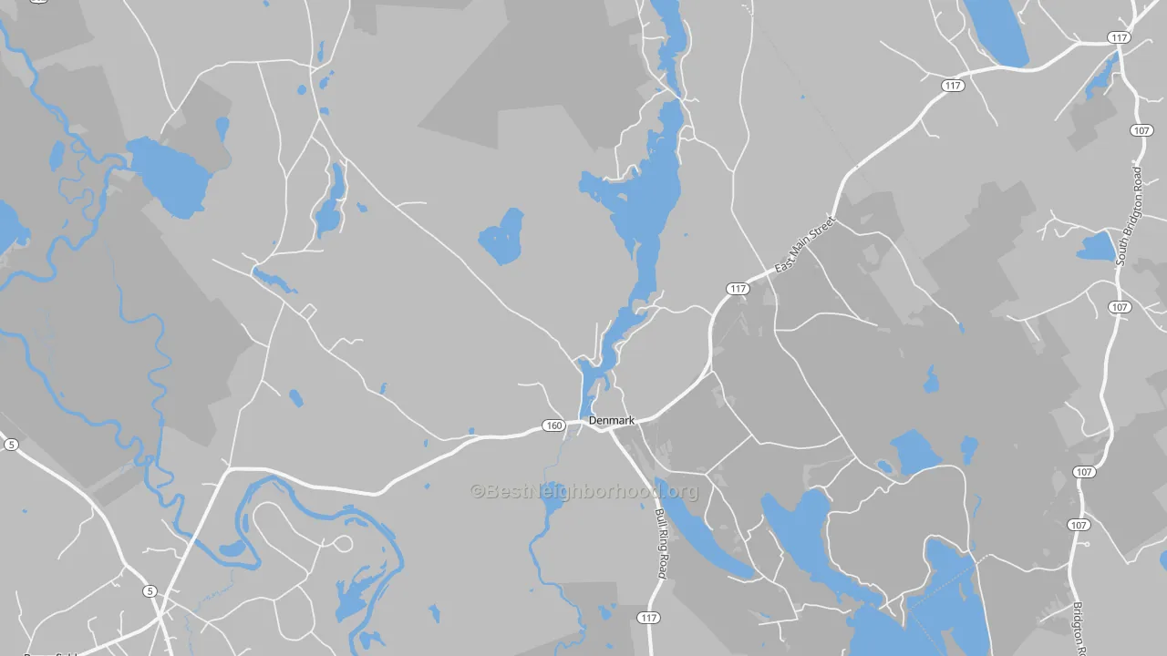 Transit Grade map of 04022, ME