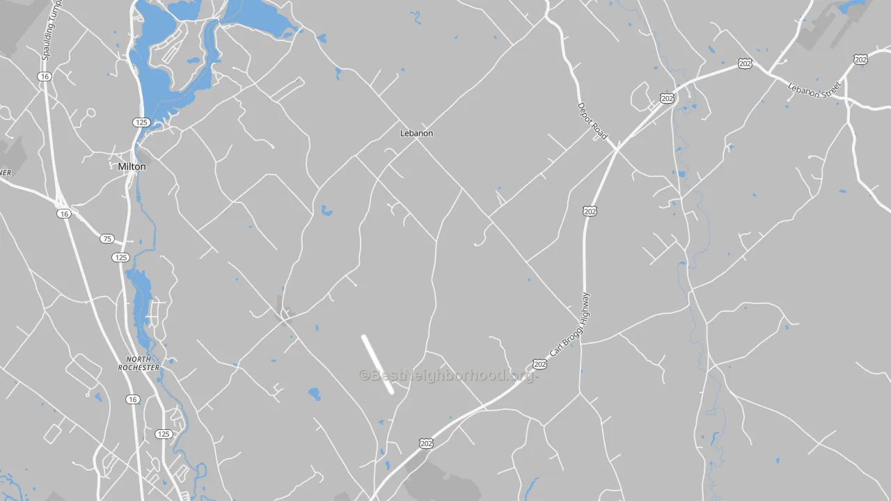 Transit Grade map of 04027, ME