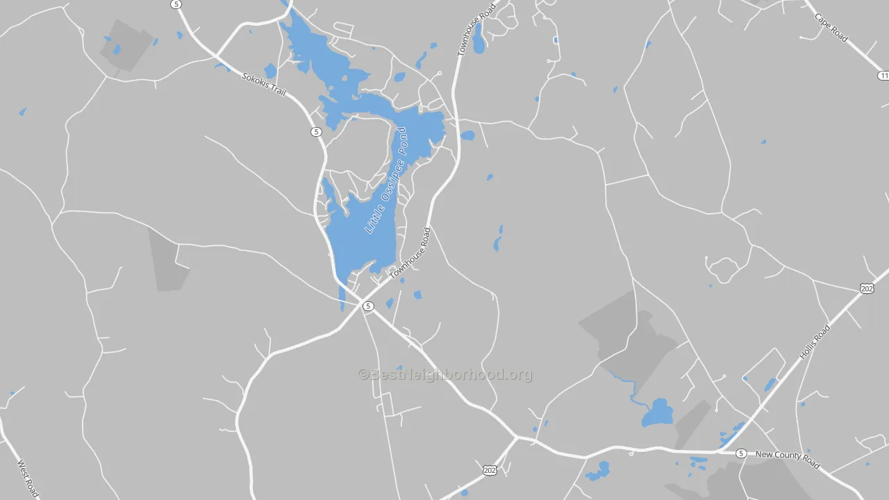Transit Grade map of 04030, ME
