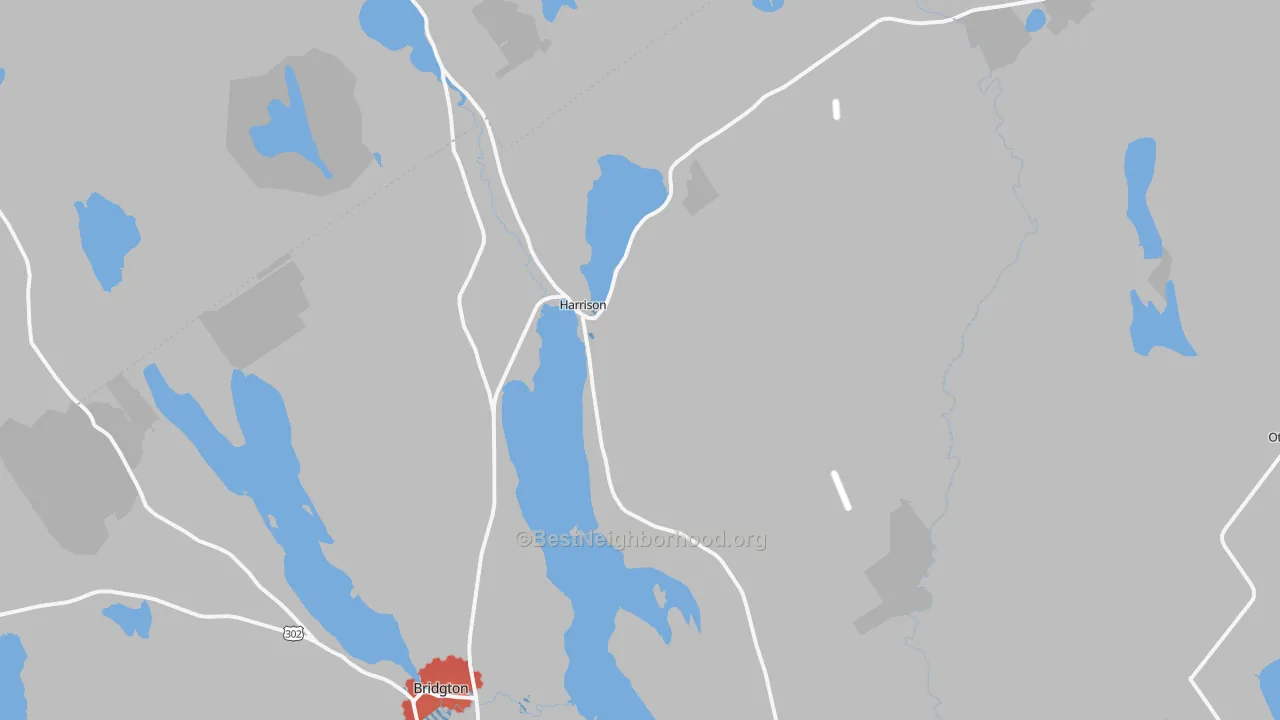 Transit Grade map of 04040, ME
