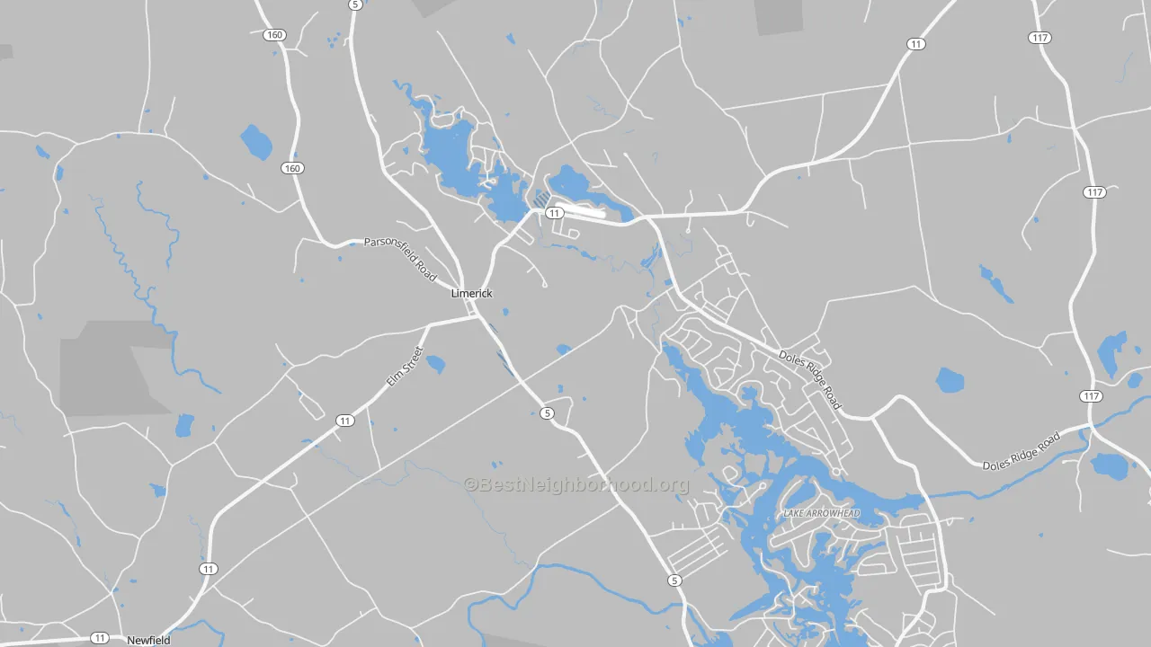 Transit Grade map of 04048, ME
