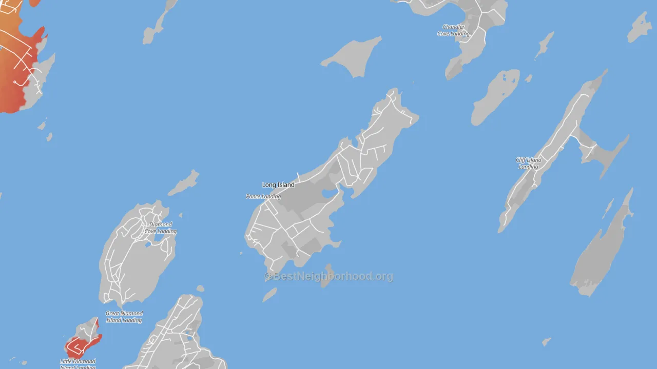 Transit Grade map of 04050, ME