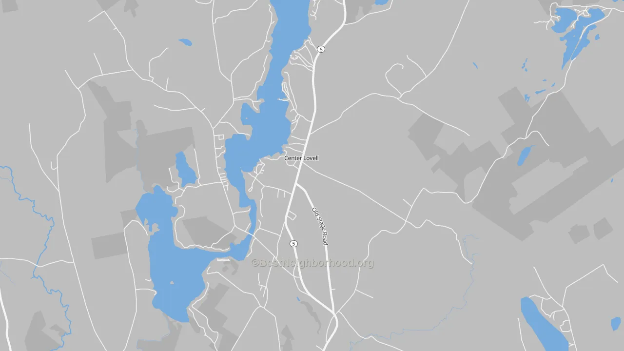Transit Grade map of 04051, ME