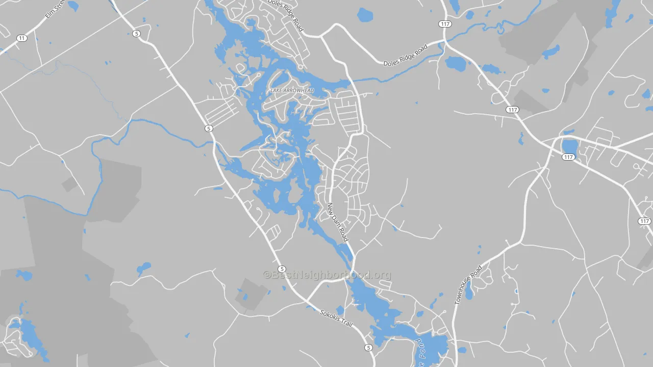 Transit Grade map of 04061, ME