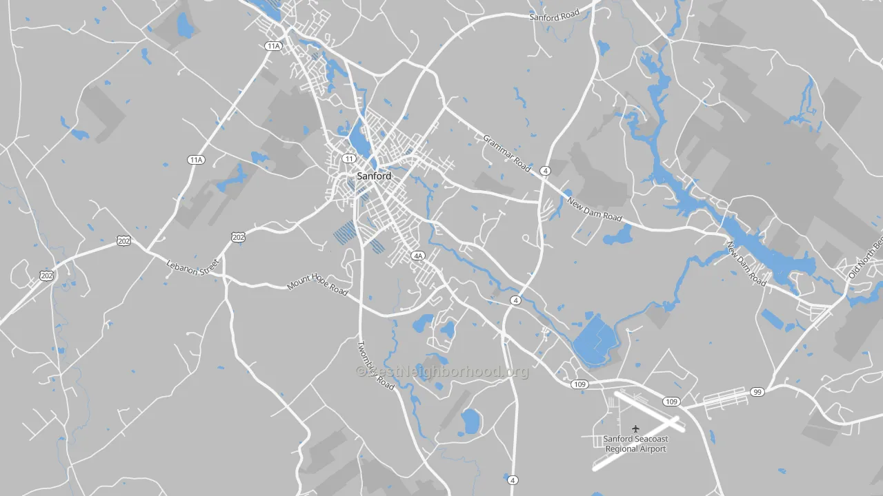 Transit Grade map of 04073, ME
