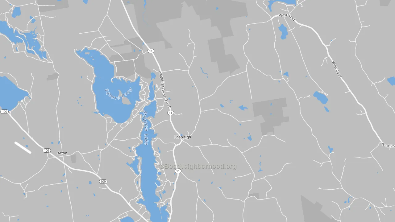 Transit Grade map of 04076, ME