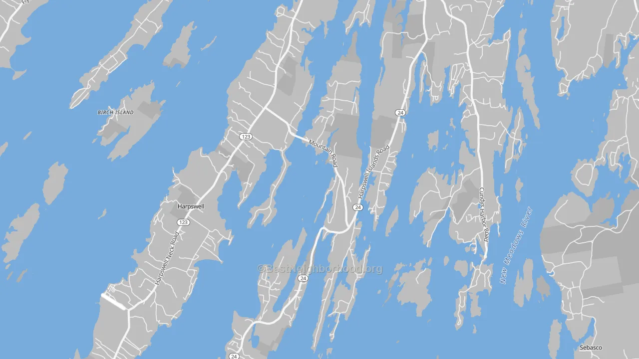 Transit Grade map of 04079, ME